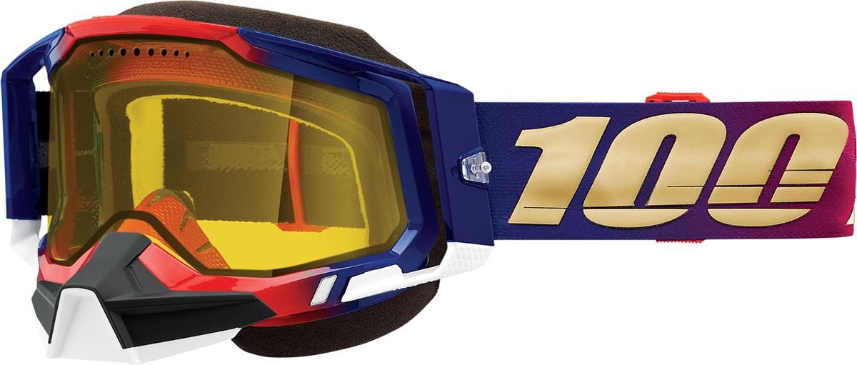 Gafas de nieve 100% Racecraft 2 - United - Amarillo 50011-00006