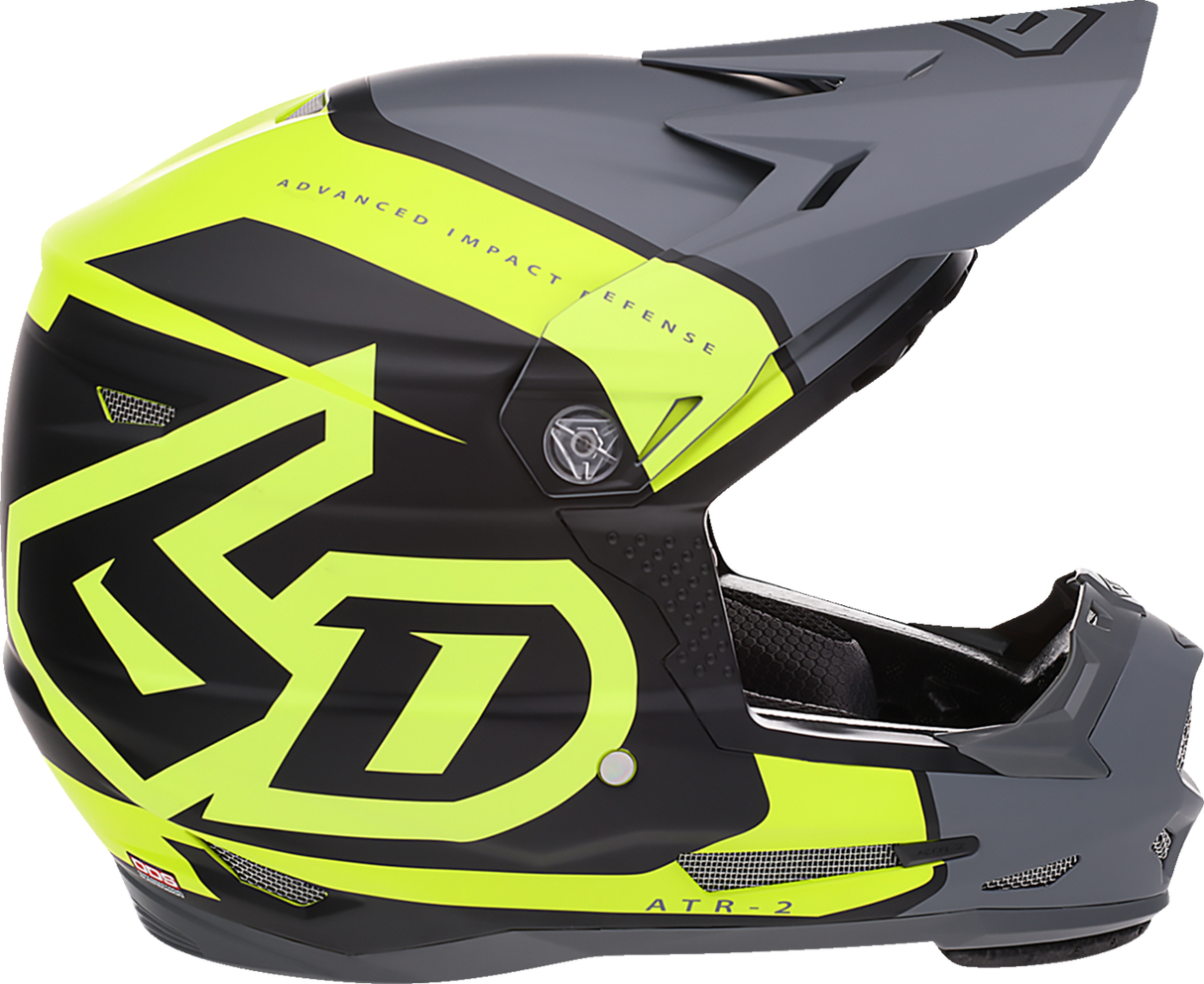 Casco de motocicleta 6D ATR-2Y - Torque - Amarillo neón - XL 11-6523