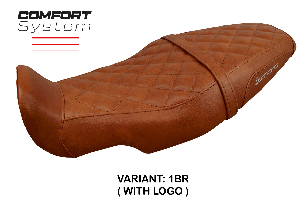 Benelli Leoncino 800 2022-2025 Seat Cover Tappezzeria Italia TPZ Comfort in Brown Vintage