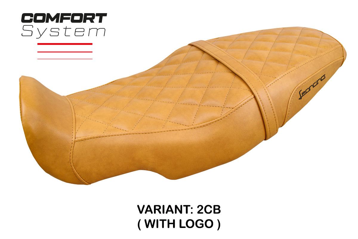 Benelli Leoncino 800 2022-2025 Seat Cover Tappezzeria Italia TPZ Comfort in Camel Vintage