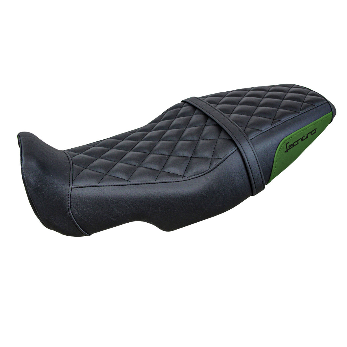 Benelli Leoncino 800 2022-2025 Seat Cover Tappezzeria Italia TPZ in Army Green and Black