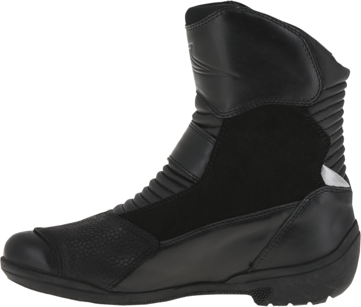 Botas impermeables ALPINESTARS Stella Valencia para mujer - Negras - Talla 8 EE. UU. / 39 UE 2442216-10-39