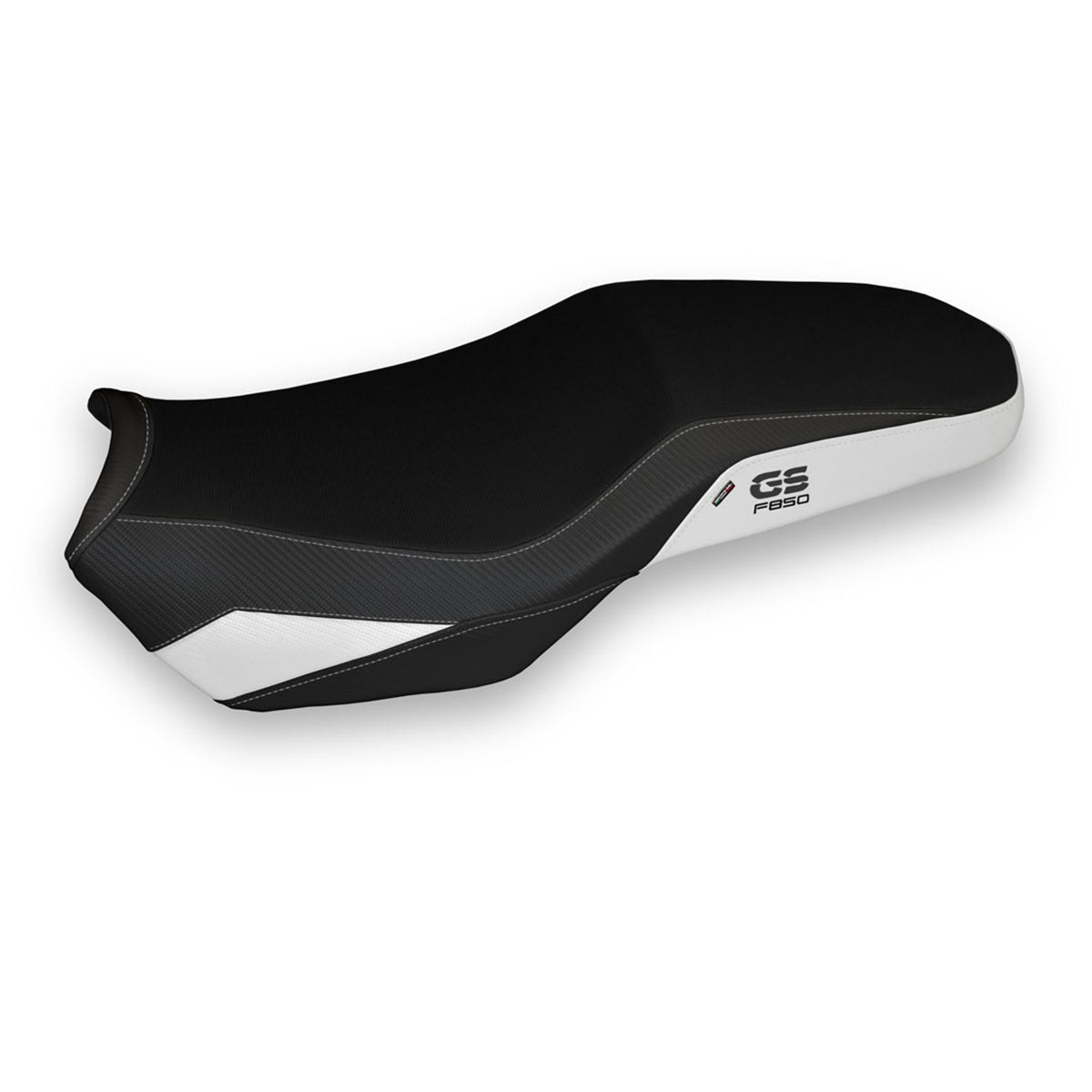 BMW F850GS 2018-2025 Seat Cover Tappezzeria Italia TPZ in White and Black
