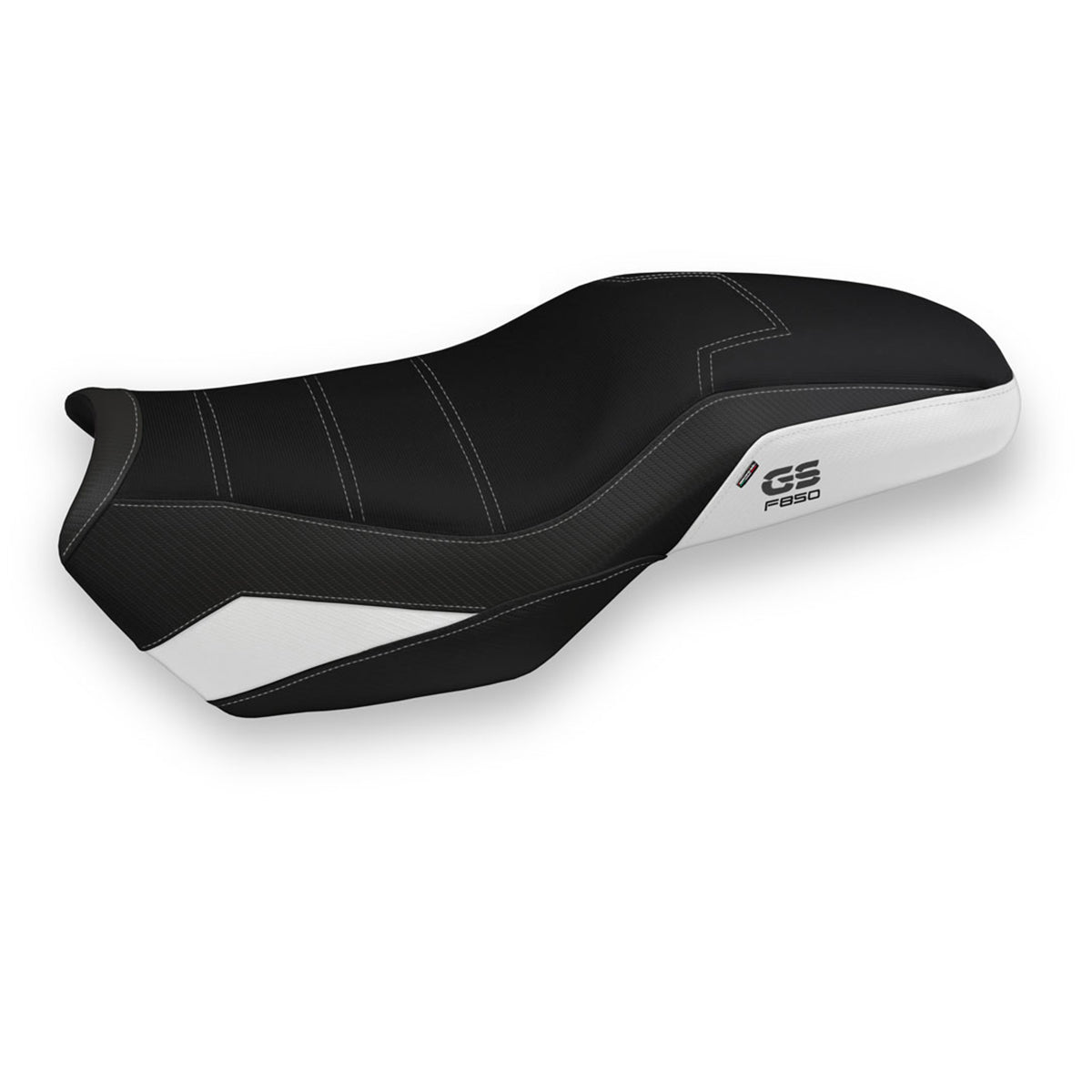 BMW F850GS 2018-2025 Seat Cover Tappezzeria Italia TPZ Comfort in White and Black