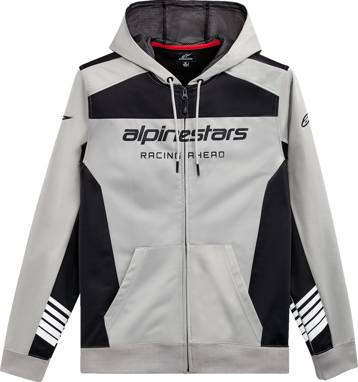 Sudadera con capucha ALPINESTARS Sessions ll - Plateada/Negra - 2XL 12305310019002X