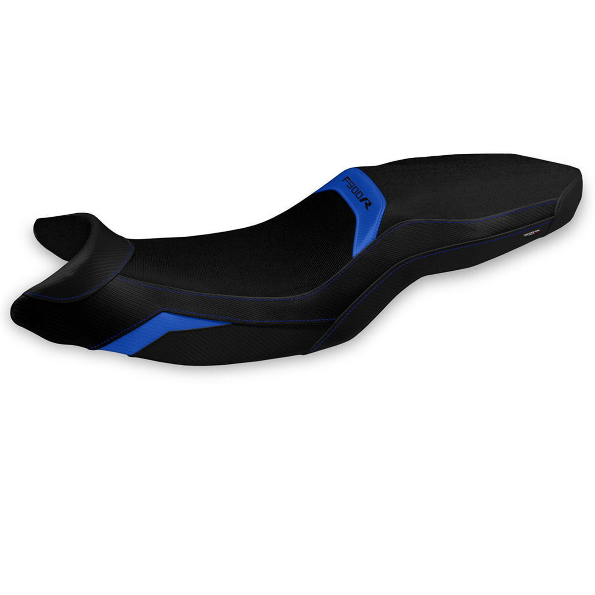 BMW F900R 2019-2026 Seat Cover Tappezzeria Italia TPZ Comfort in Blue and Black