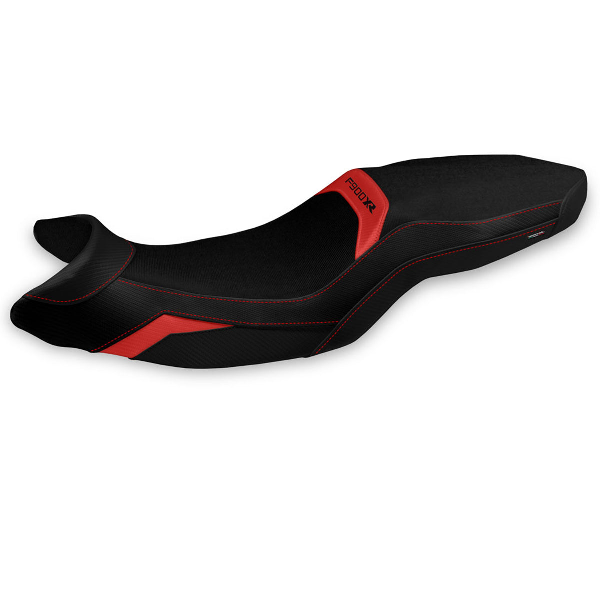 BMW F900XR 2019-2026 Seat Cover Tappezzeria Italia TPZ in Red and Black