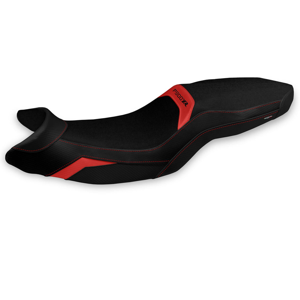 BMW F900XR 2019-2026 Seat Cover Tappezzeria Italia TPZ Comfort in Red and Black