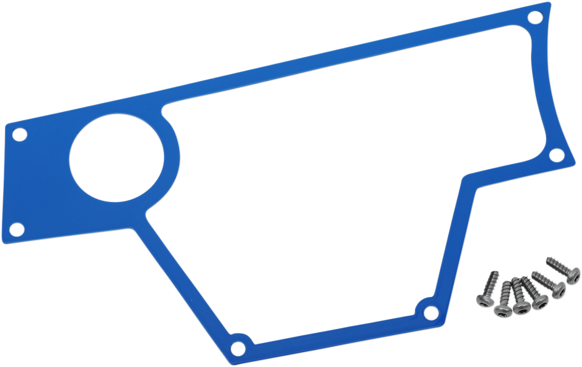 Placa de tablero MOOSE UTILITY - Grande - Izquierda - Azul - 100-4362-PU