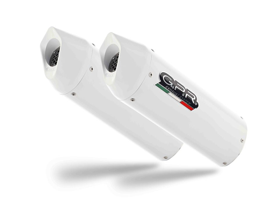 Escape GPR doble atornillado Albus cerámico para KTM Lc8 950 Adventure-S 2003-2007