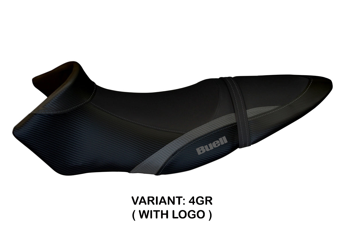 Buell XB12S XB12SX 2019-2021 Seat Cover Tappezzeria Italia TPZ in Grey and Black