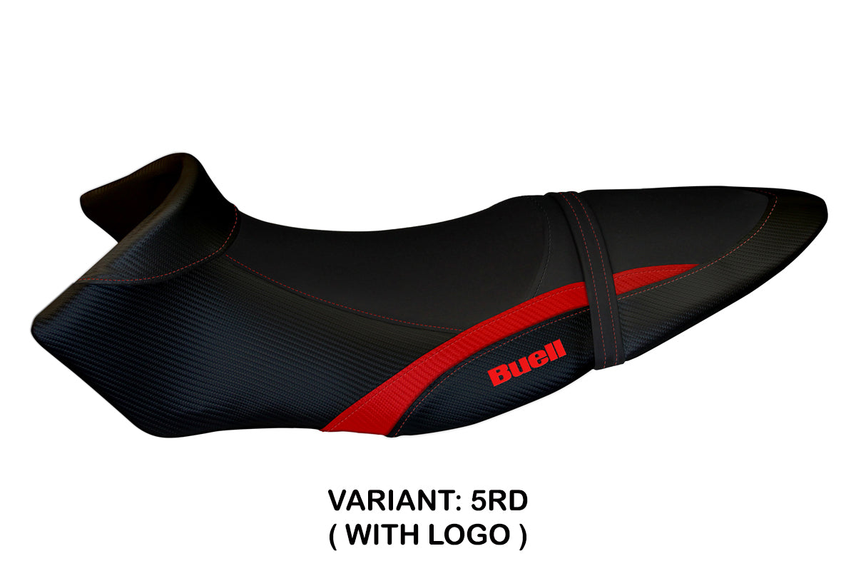 Buell XB12S XB12SX 2019-2021 Seat Cover Tappezzeria Italia TPZ in Red and Black