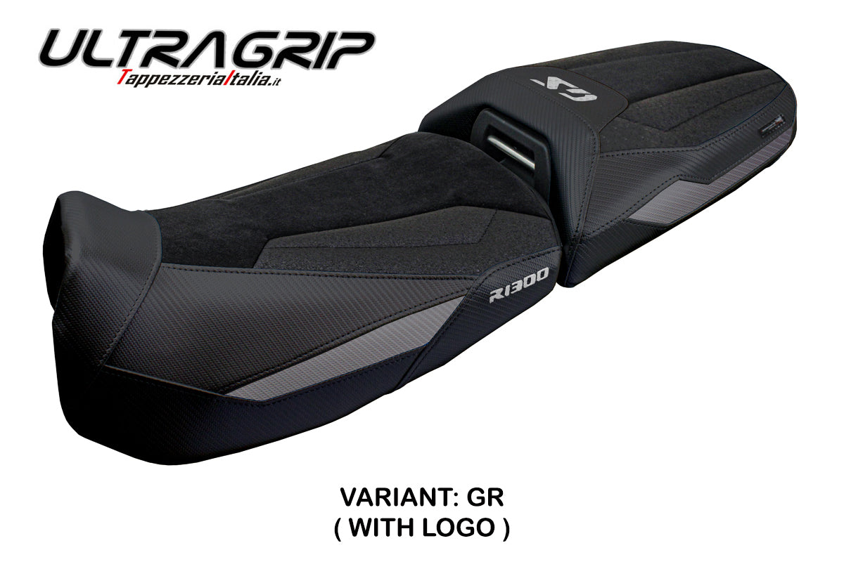 BMW R1300GS Adventure 2024 2025 Seat Cover Tappezzeria Ultragrip Black Grey