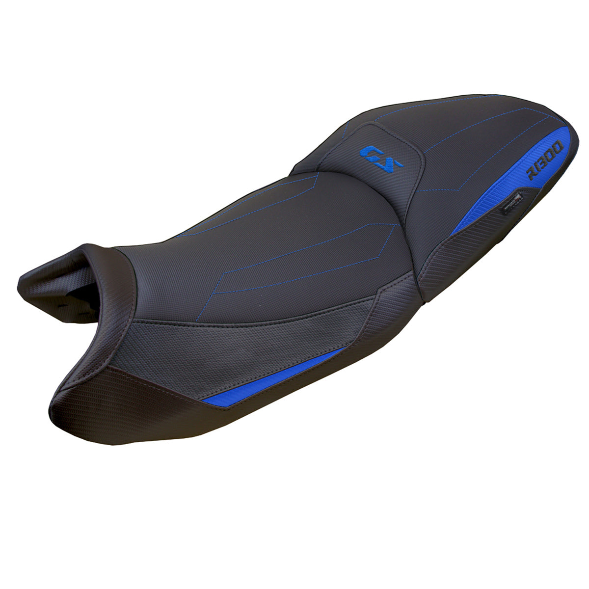 BMW R1300GS 2023-2025 Touring Seat Cover Tappezzeria Italia TPZ Comfort in Blue and Black