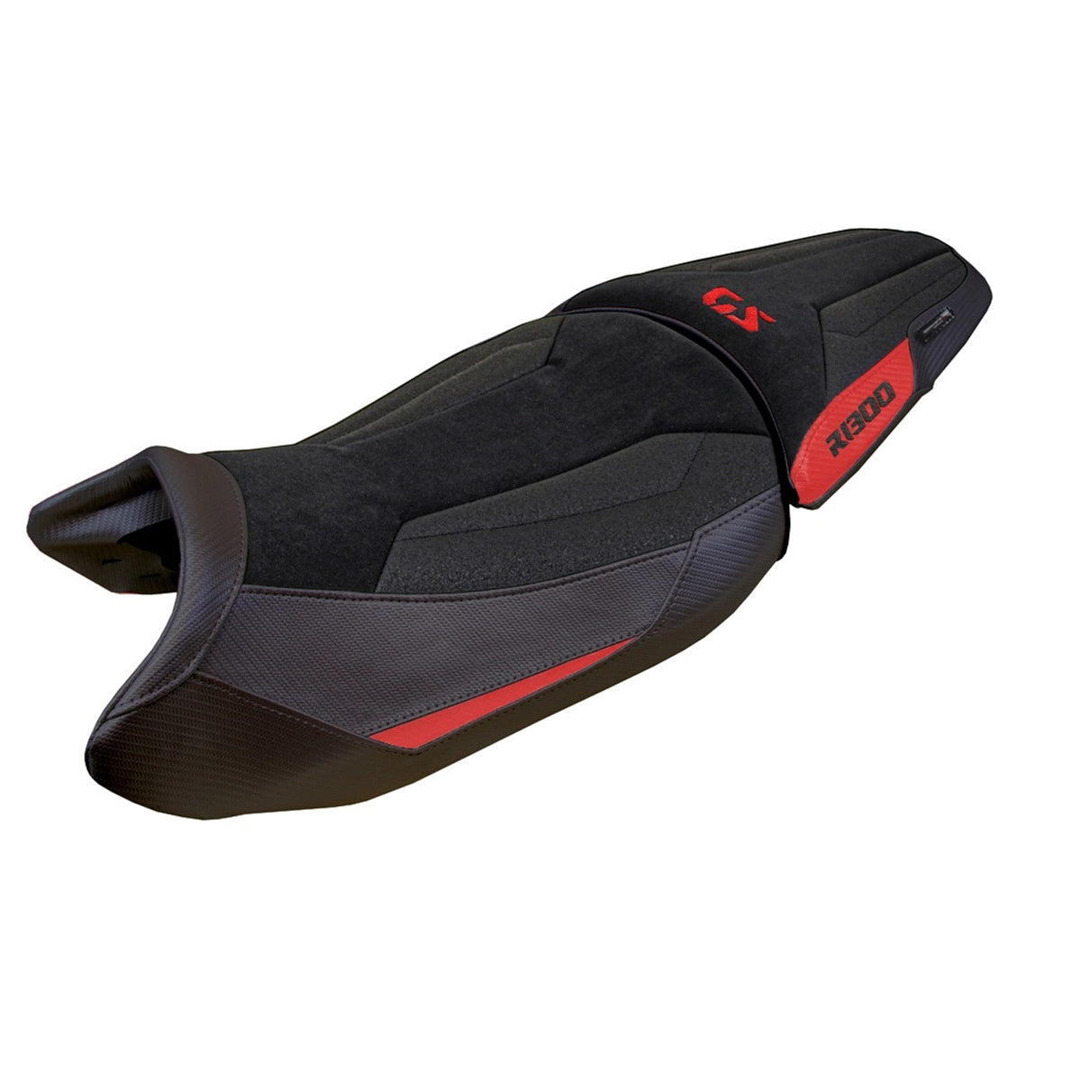 BMW R1300GS 2023-2026 Seat Cover TPZ Italia Velvet Ultragrip Red Black