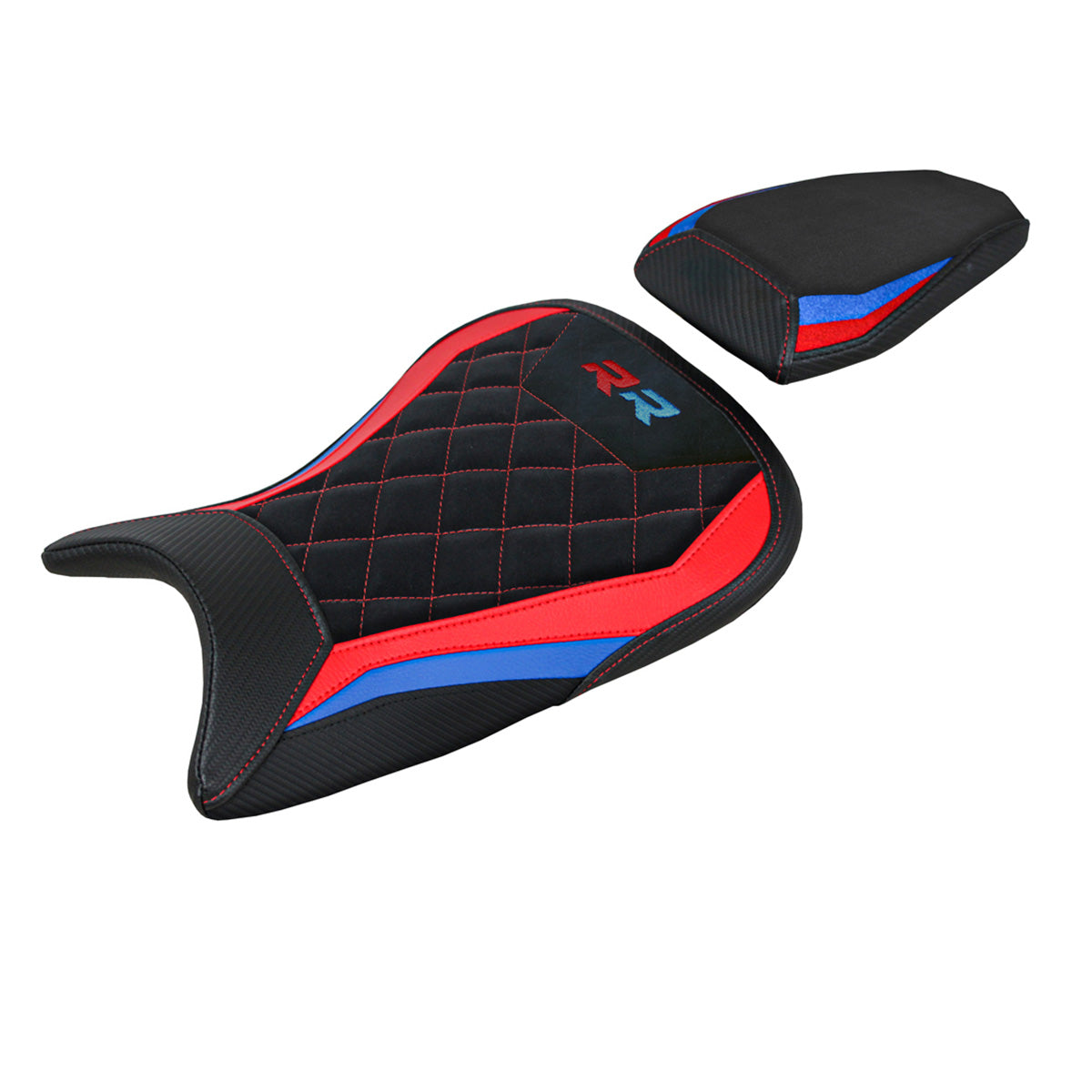 Funda de asiento BMW S1000RR 2019-2025 Tappezzeria Italia TPZ Comfort en HP Diamond