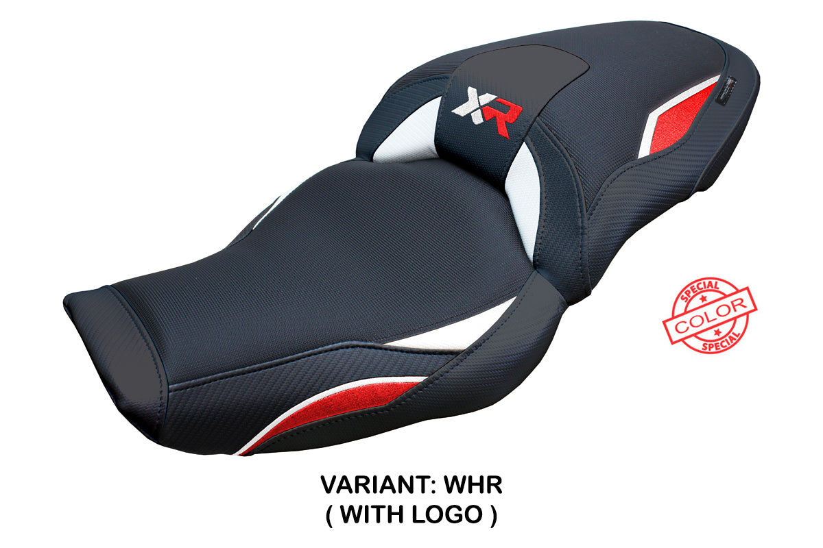 BMW S1000XR 2024-2025 Seat Cover Tappezzeria Italia TPZ in White Red and Black