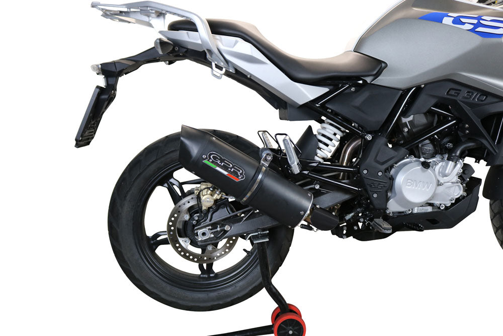 Bmw G310GS 2022-2024 Exhaust GPR Full System Furore Evo4 Nero