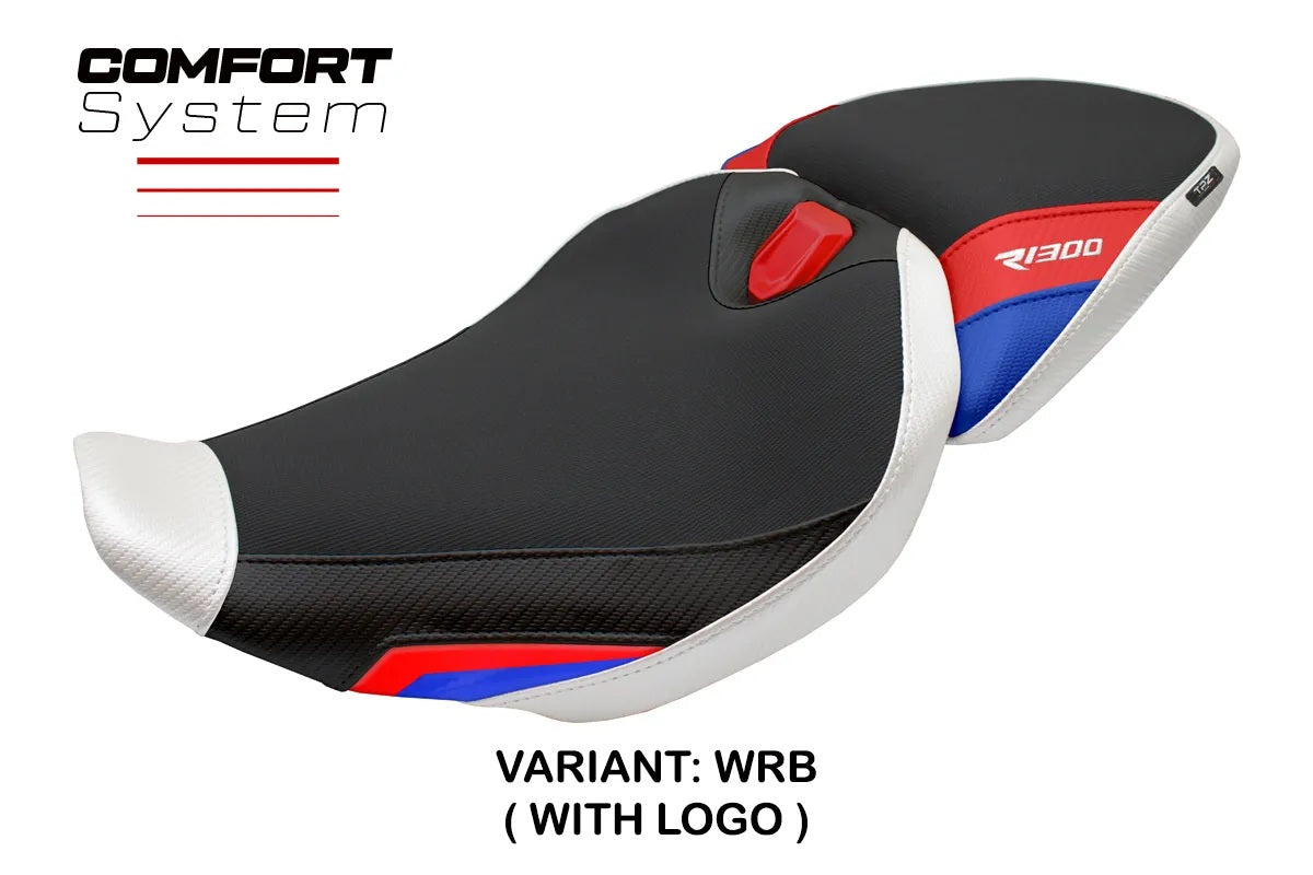 BMW R1300R 2025-2026 Seat Cover TPZ Italia Comfort White Red Blue