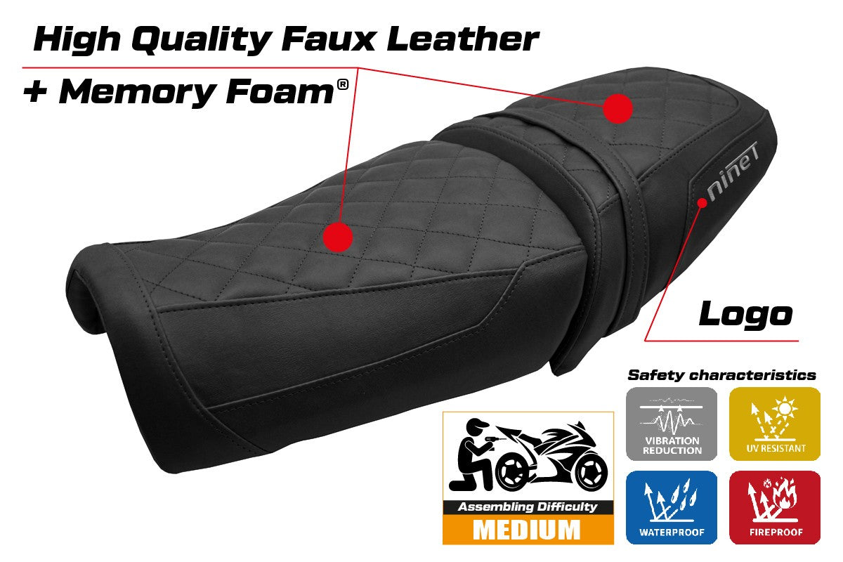 BMW R12 NINE T 2025-2026 Seat Cover TPZ Italia Comfort Black