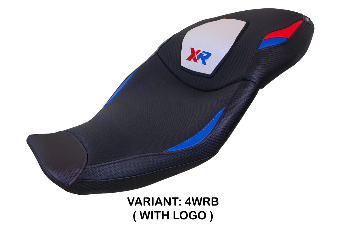 BMW S1000XR 2020-2023 Seat Cover Tappezzeria Italia TPZ in White, Red and Blue