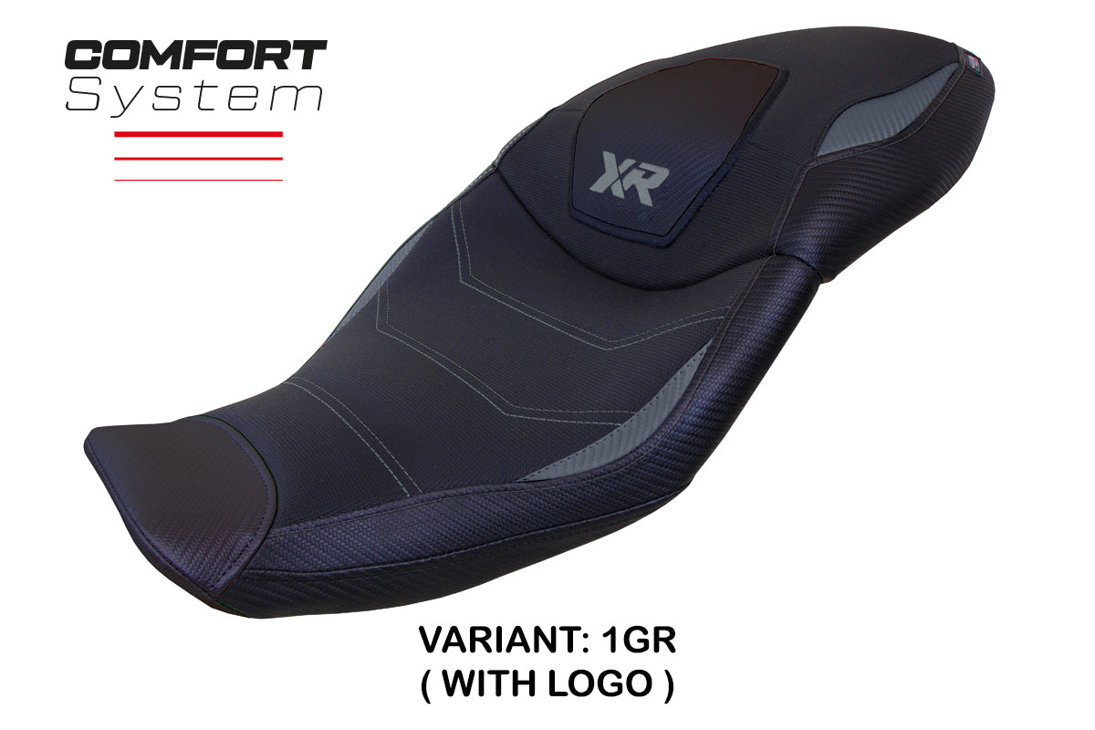 BMW S1000XR 2020-2023 Seat Cover Tappezzeria Italia TPZ Comfort in Grey and Black