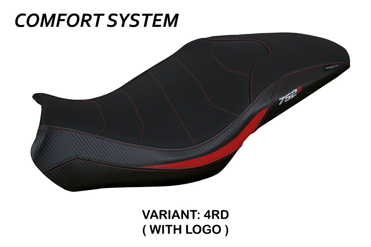 Benelli 752S 2019-2025 Seat Cover Tappezzeria Italia TPZ Comfort in Red and Black