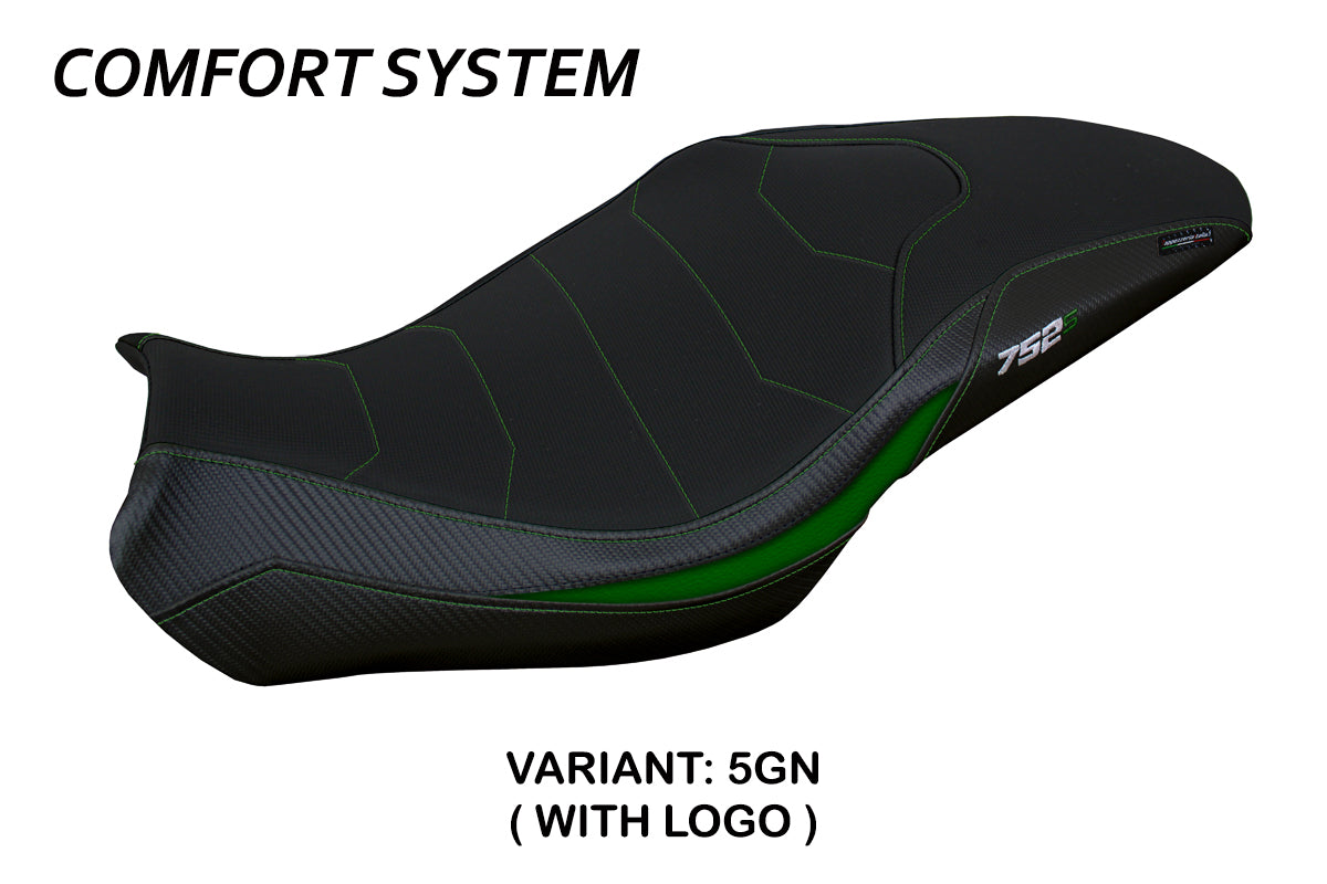 Funda de asiento Benelli 752S 2019-2025 Tappezzeria Italia TPZ Comfort Verde