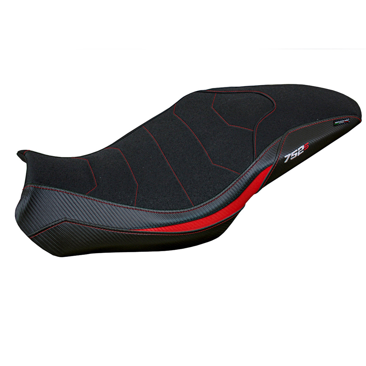 Funda de asiento Benelli 752S 2019-2025 Tappezzeria Italia TPZ Ultragrip Rojo Negro