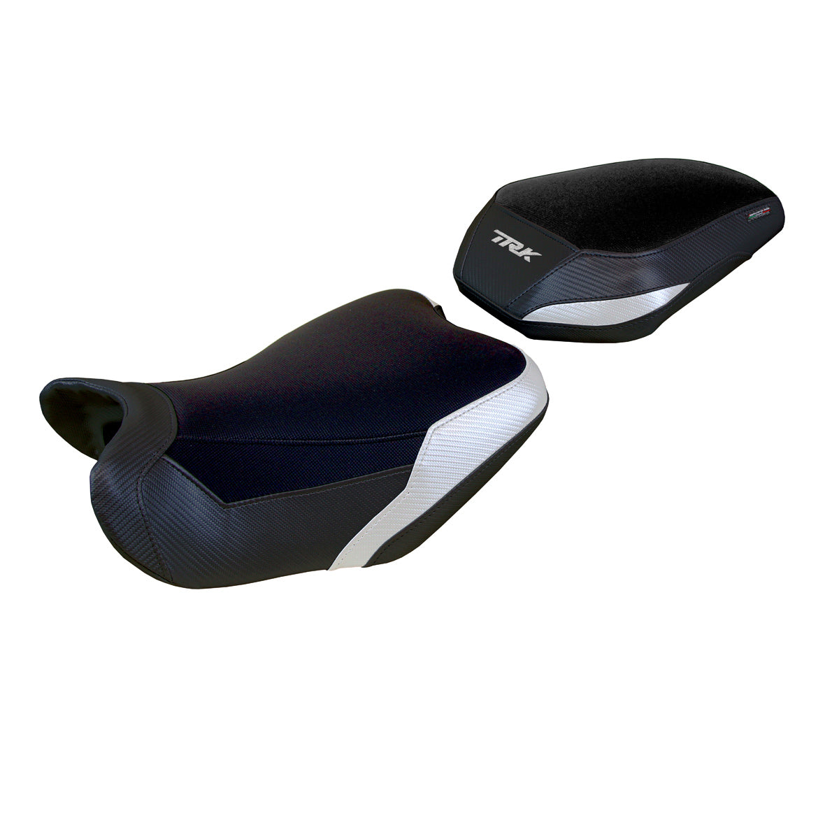 Funda Asiento Benelli TRK 702 2023-2025 Tappezzeria Italia TPZ en Blanco y Negro