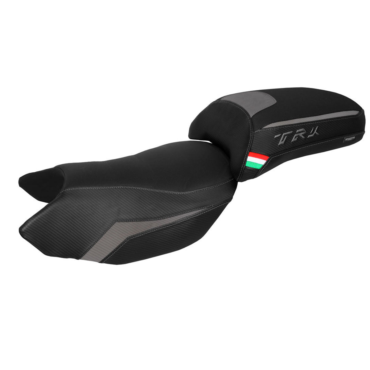 Funda Asiento Benelli TRK 502 2017-2025 Tappezzeria Italia TPZ en Gris Negro