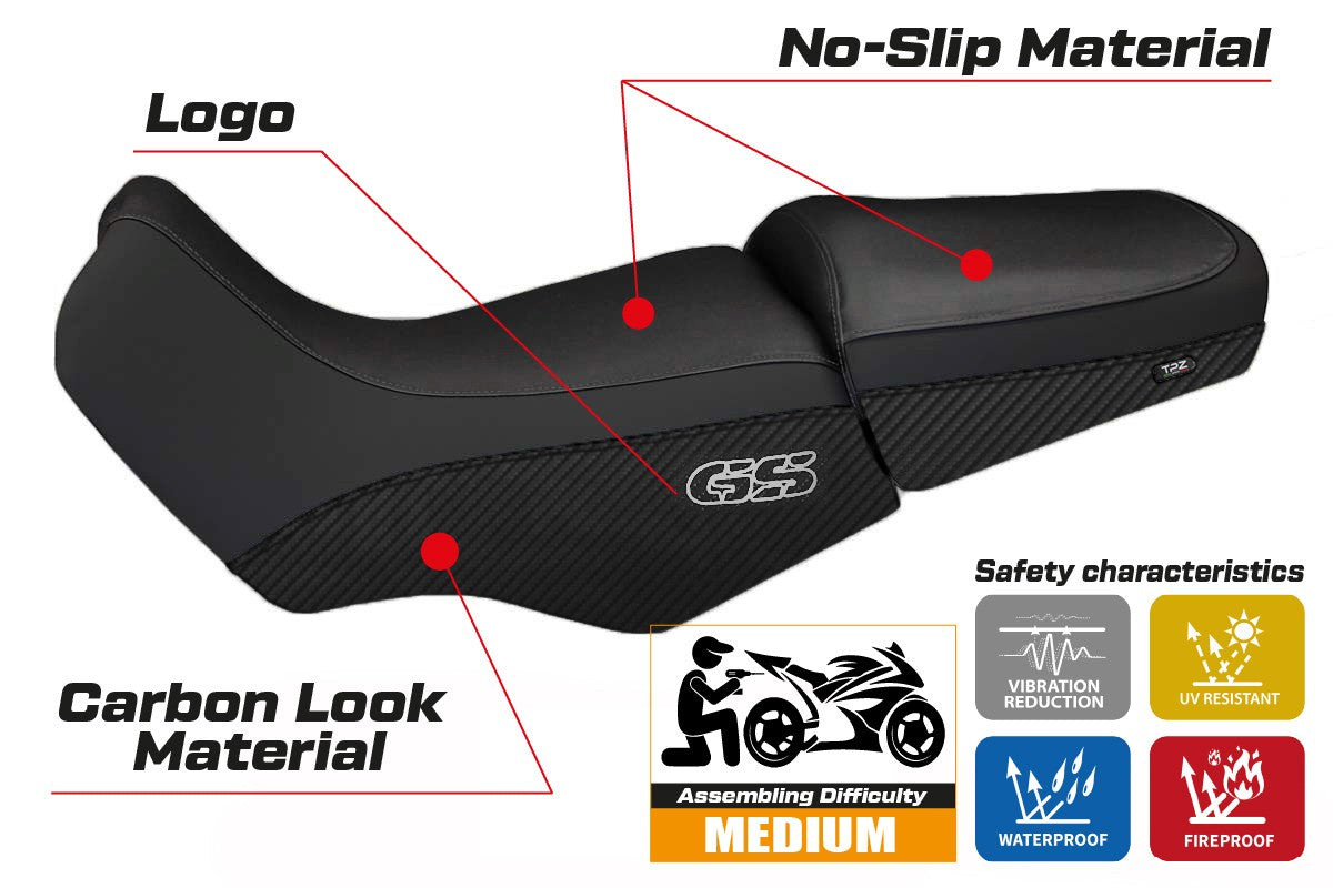 BMW R1100GS R1150GS 1994-2003 Seat Cover TPZ Italia Black