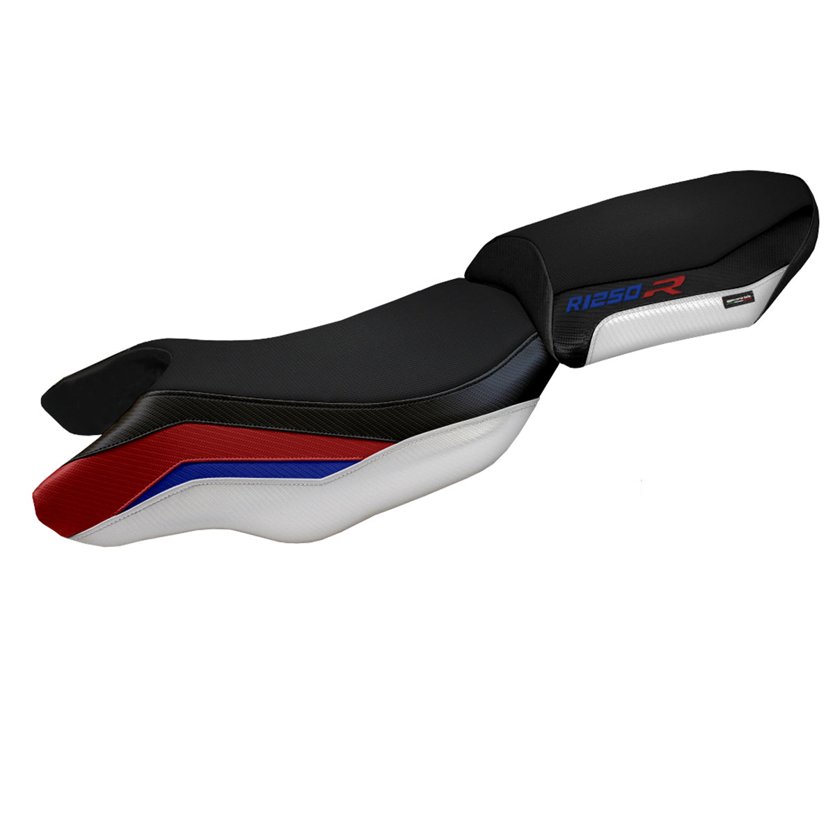 BMW R1250R 2019-2025 Seat Cover Tappezzeria Italia TPZ in Red, Blue and White HP