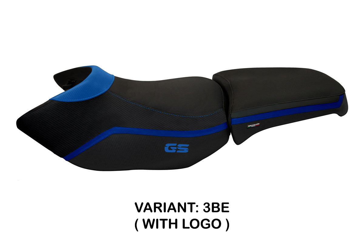 Funda de asiento Tappezzeria Italia TPZ para BMW R1200GS Adventure 2006-2012 en azul