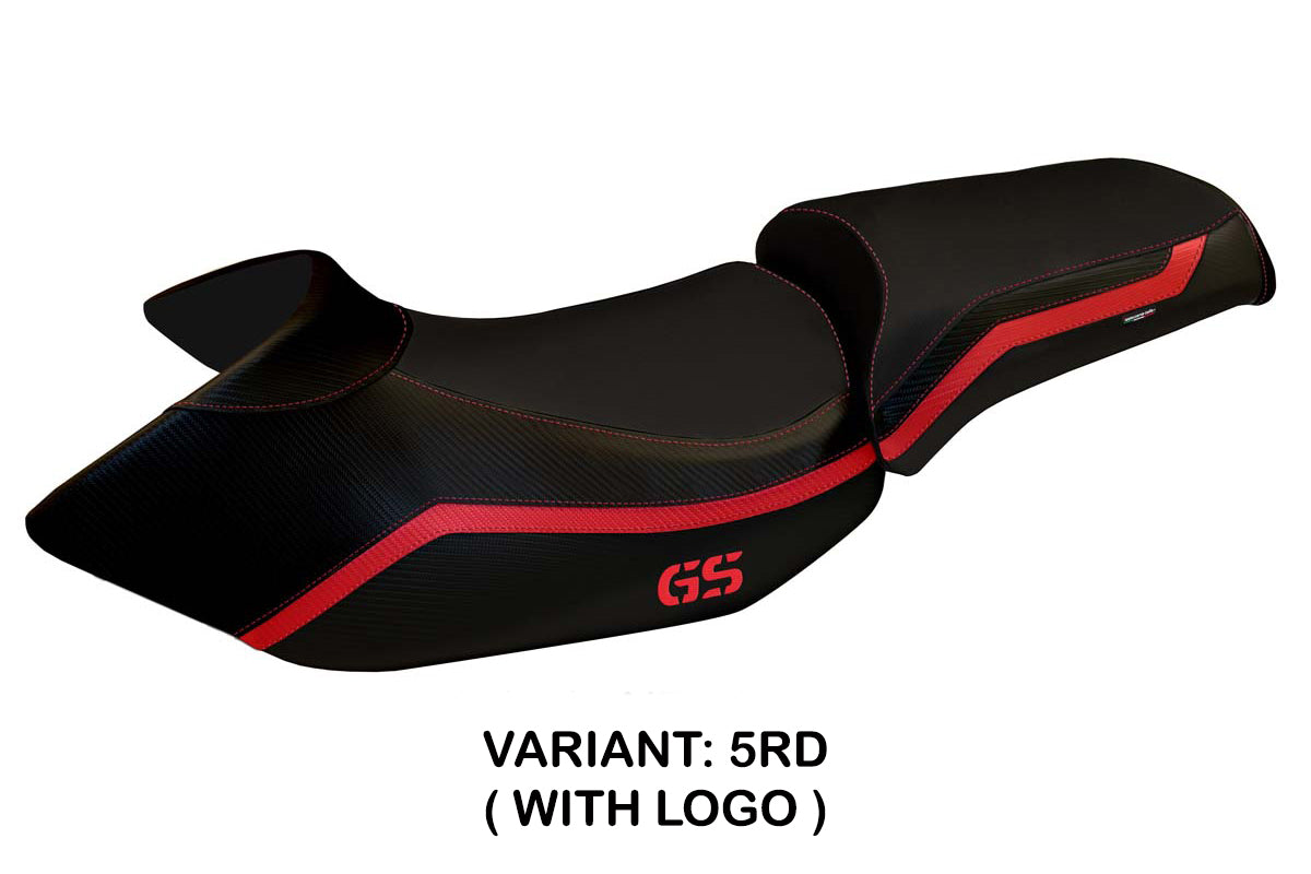 BMW R1200GS 2005-2012 Seat Cover Tappezzeria Italia TPZ in Red and Black