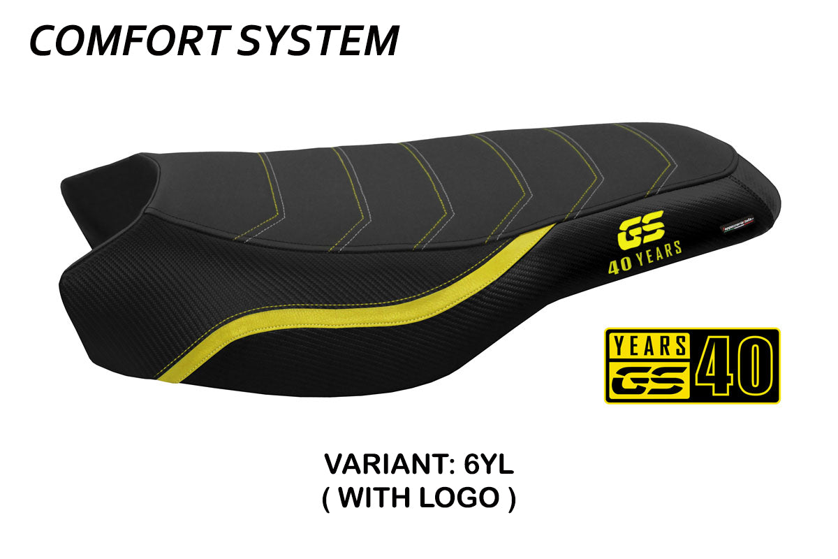 BMW R1200GS R1250GS Rallye 2017-2024 Seat Cover Tappezzeria Italia TPZ Comfort in Yellow