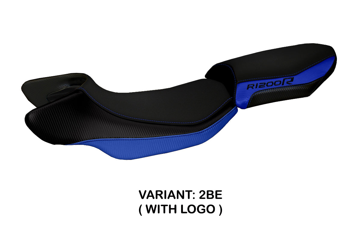 BMW R1200R 2015-2018 Seat Cover Tappezzeria Italia TPZ Blue in Black