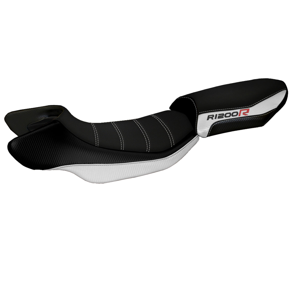 BMW R1200R 2015 -2018 Seat Cover Tappezzeria Italia TPZ Comfort in White Black