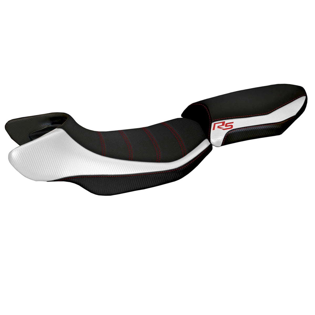 BMW R1200RS 2015-2019 Seat Cover Tappezzeria Italia TPZ Comfort in White and Red