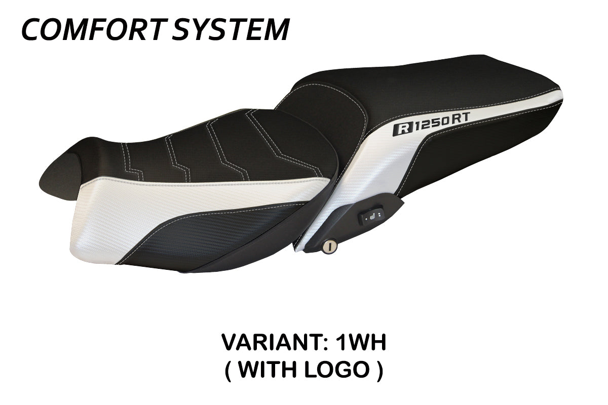 BMW R1250RT 2019-2025 Seat Cover Tappezzeria Italia TPZ Comfort in White and Black