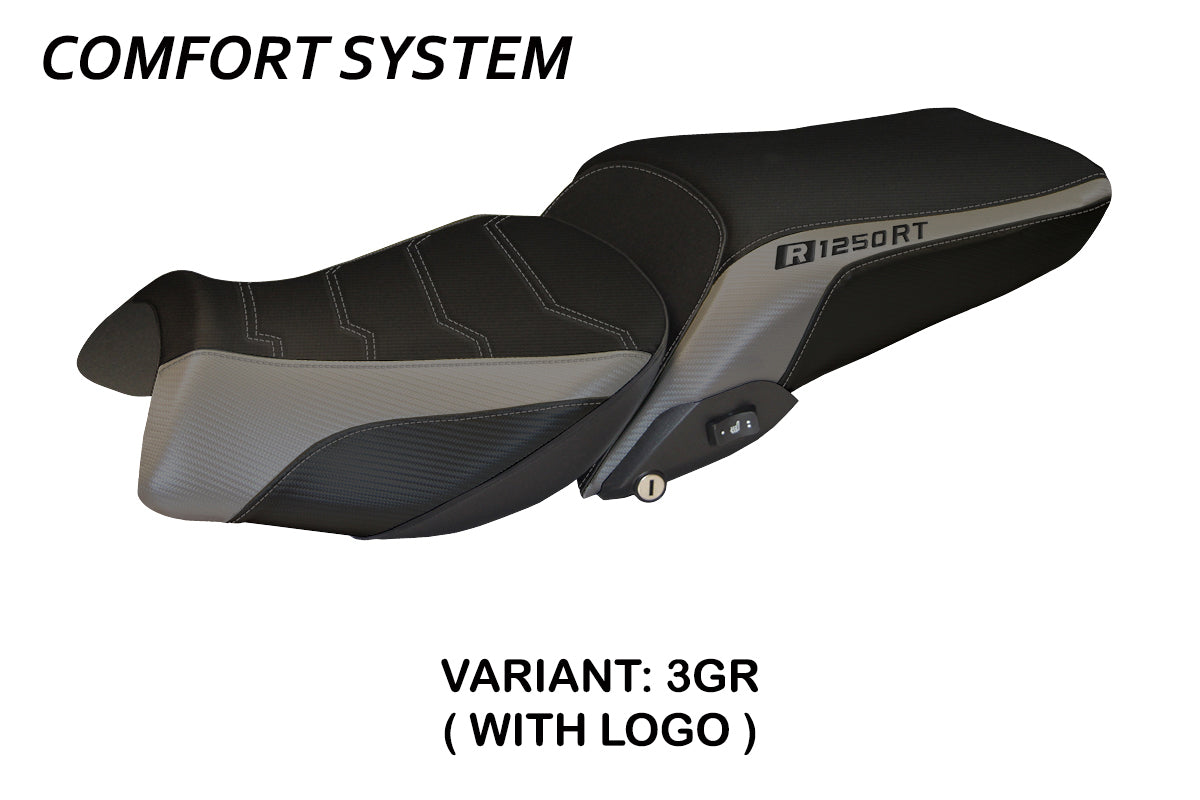 BMW R1250RT 2019-2025 Seat Cover Tappezzeria Italia TPZ Comfort in Grey and Black