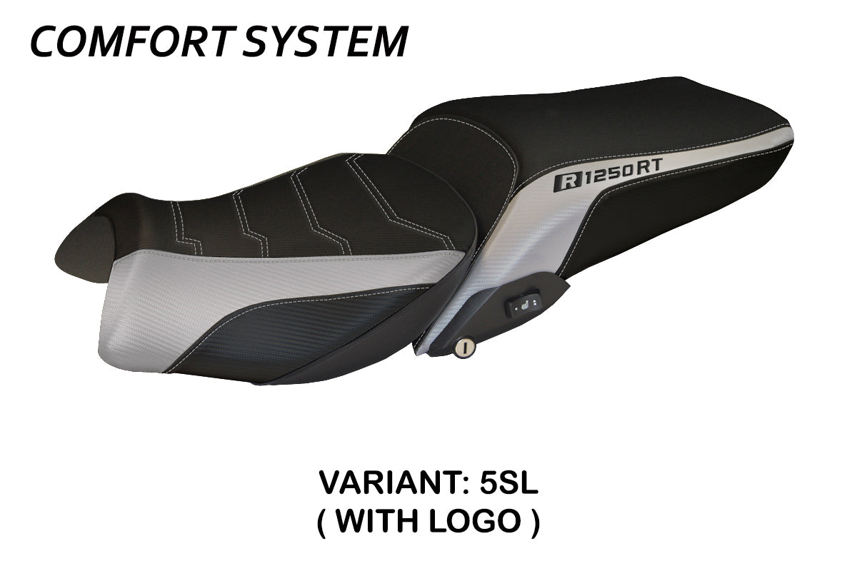 BMW R1250RT 2019-2025 Seat Cover Tappezzeria Italia TPZ Comfort in Silver and Black