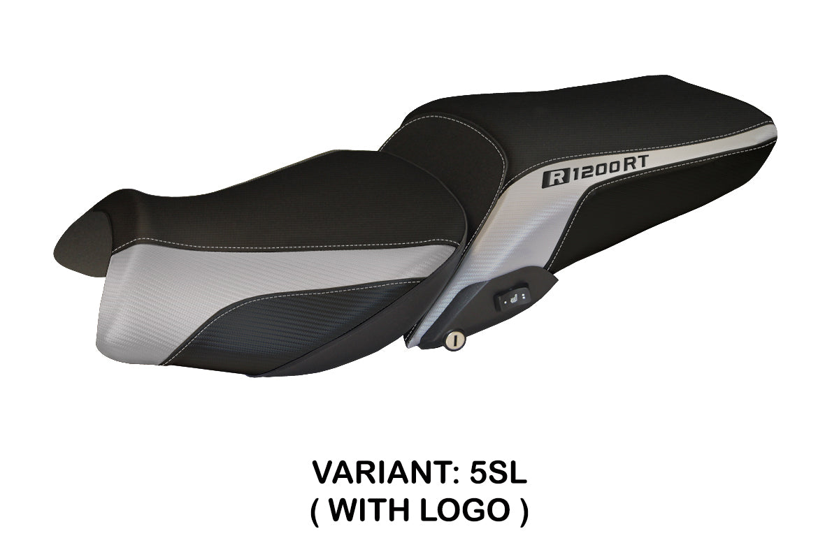 BMW R1200RT 2014-2018 Seat Cover Tappezzeria Italia TPZ in Silver and Black