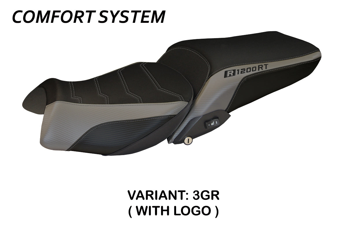 BMW R1200RT 2014-2018 Seat Cover Tappezzeria Italia TPZ Comfort in Grey and Black