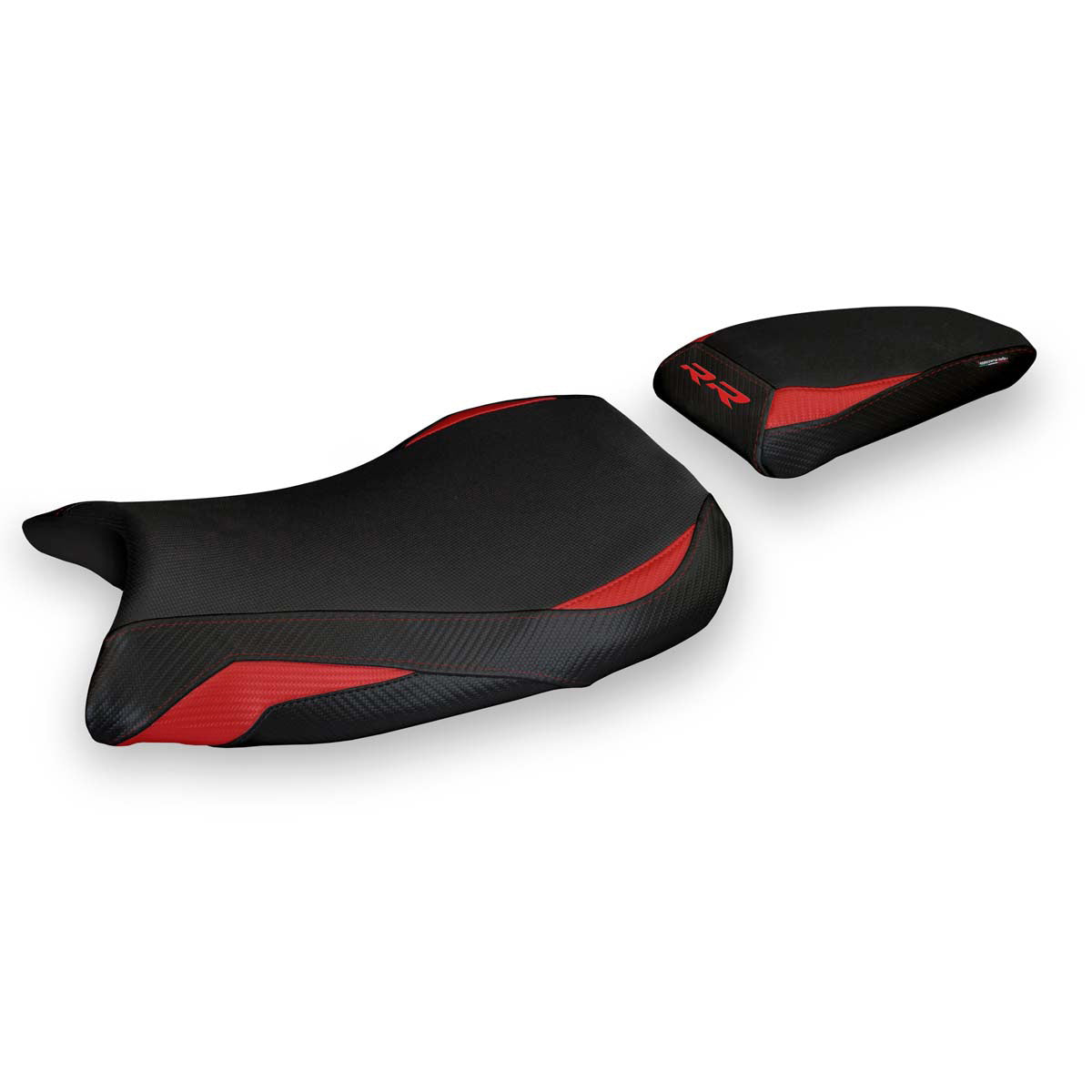 BMW S1000RR 2019-2026 Seat Cover Tappezzeria Italia TPZ Comfort in Red and Black