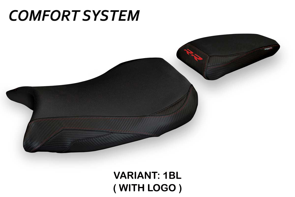 BMW S1000RR M Sport 2019-2026 Seat Cover Tappezzeria Italia TPZ Comfort in Black