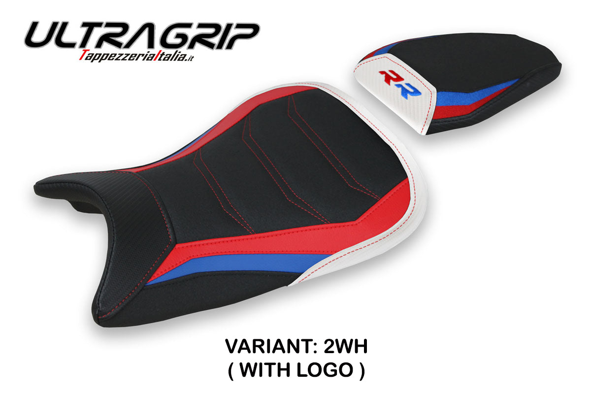 BMW S1000RR 2019-2026 Seat Cover Tappezzeria Italia TPZ Ultragrip in White SE