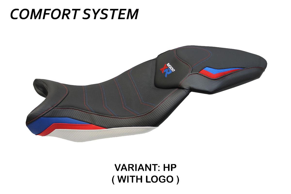 BMW S1000XR 2015-2019 Seat Cover Tappezzeria Italia TPZ Comfort in Red and Blue