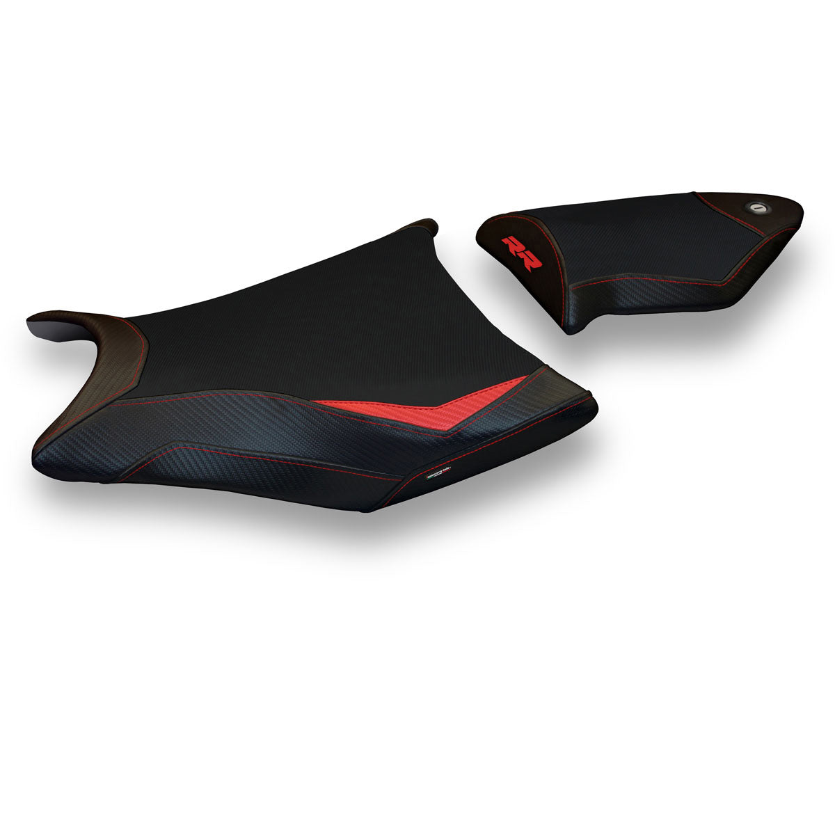 BMW S1000RR 2009-2011 Seat Cover Tappezzeria Italia TPZ Comfort in Red and Black