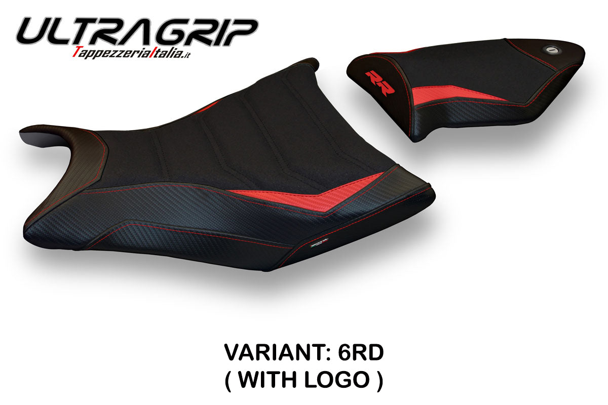 BMW S1000RR 2009-2011 Seat Cover Tappezzeria Italia TPZ Ultragrip in Red and Black